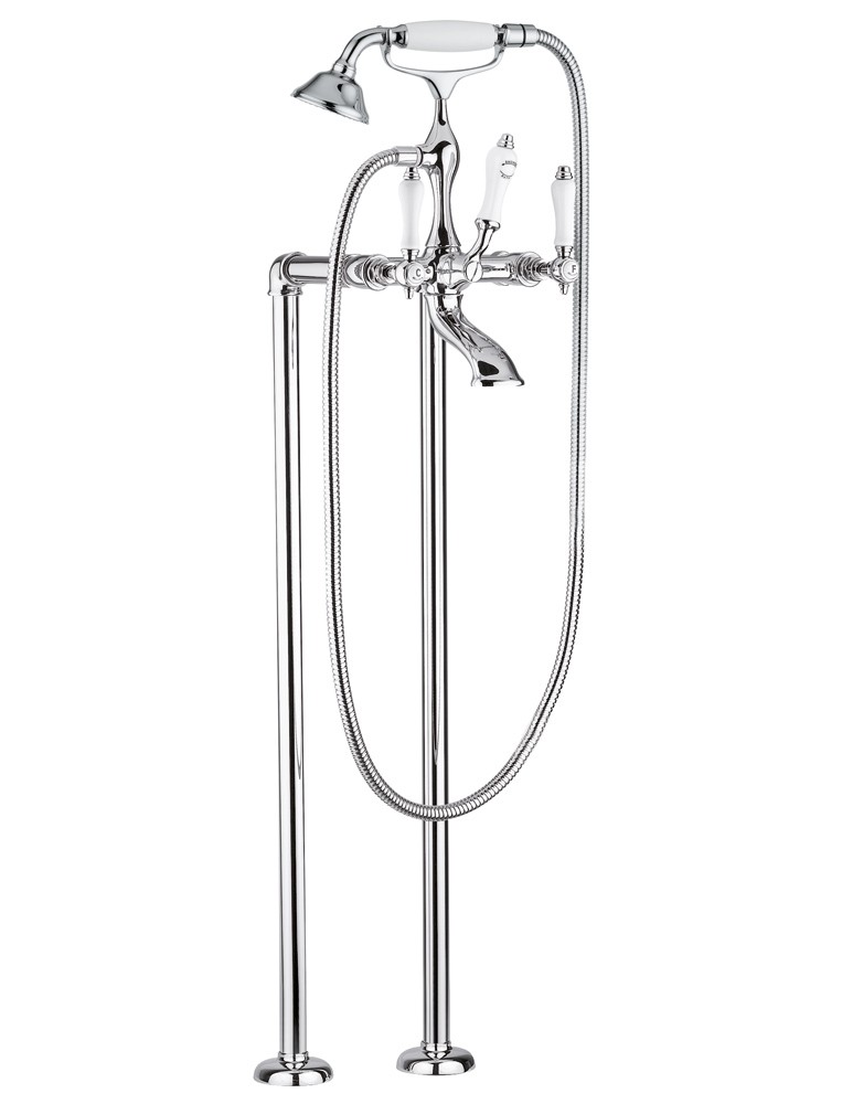 0801/6/26/L Bellosta Rubinetterie ВАННАЯ ГРУППА С НАПОЛЬНЫМ ФИТИНГОМ 