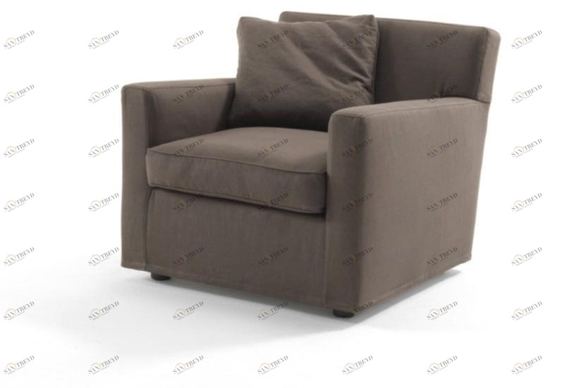 Frigerio Salotti Кресло из ткани с подлокотниками sun-id-1344823