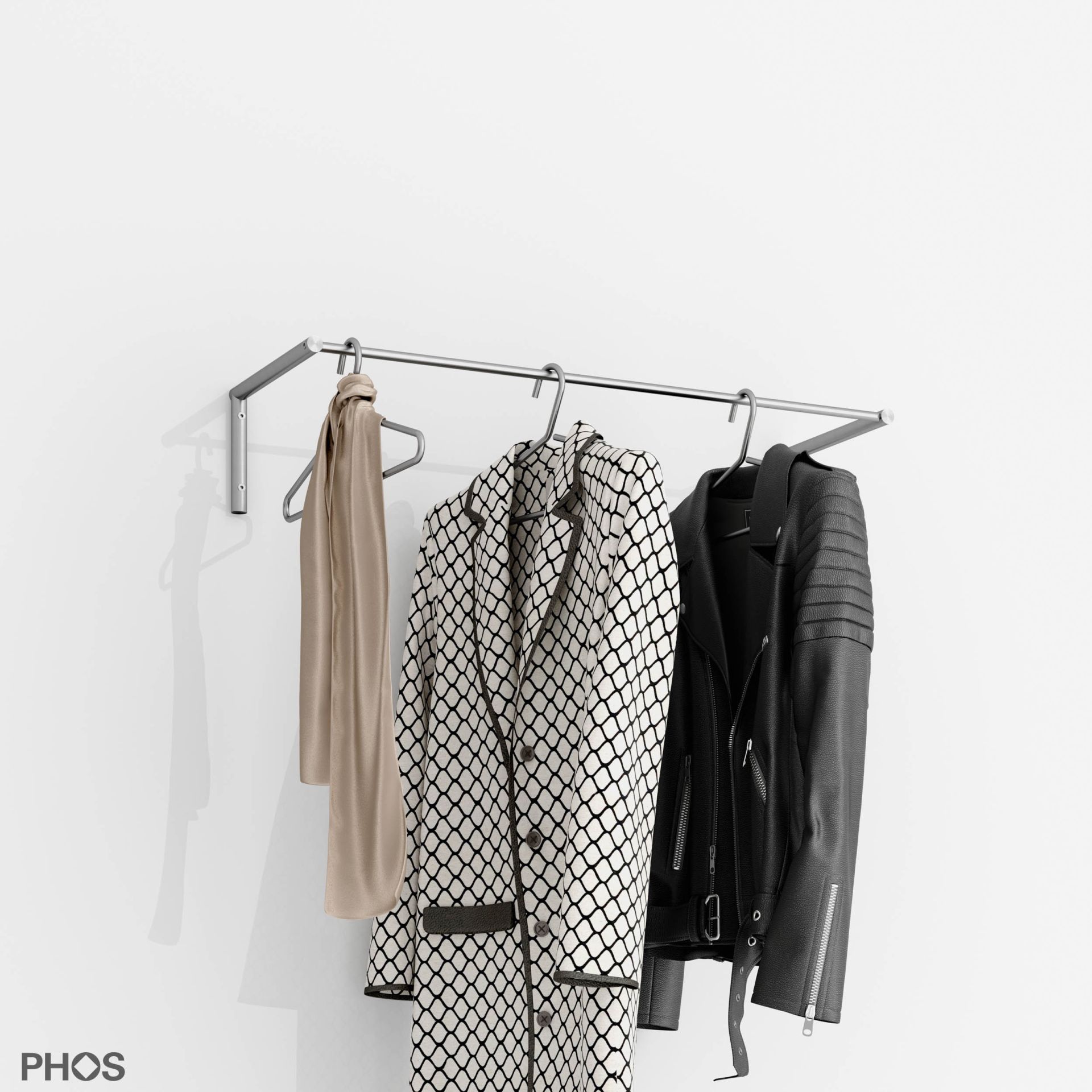 G13-600 Навесной шкаф g13 с платяной штангой - ширина 60 см PHOS  - Вид №2