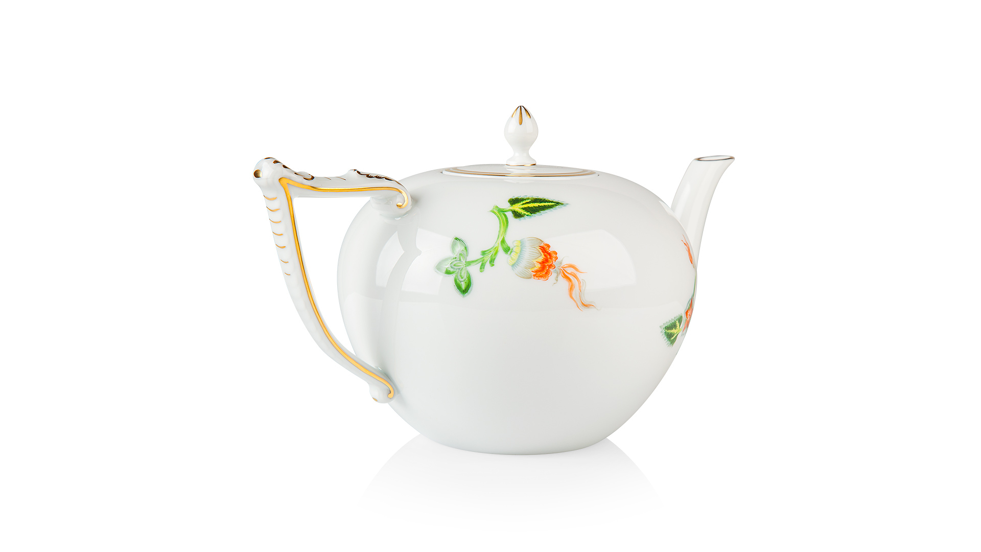 10616799 Meissen Тет-а-тет 2/8 "Форма И" (цветочный орнамент,Э.П.Бёрнер) Фарфор  - Вид №9