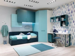 Moretti Compact Деревянная спальня с диваном-кроватью