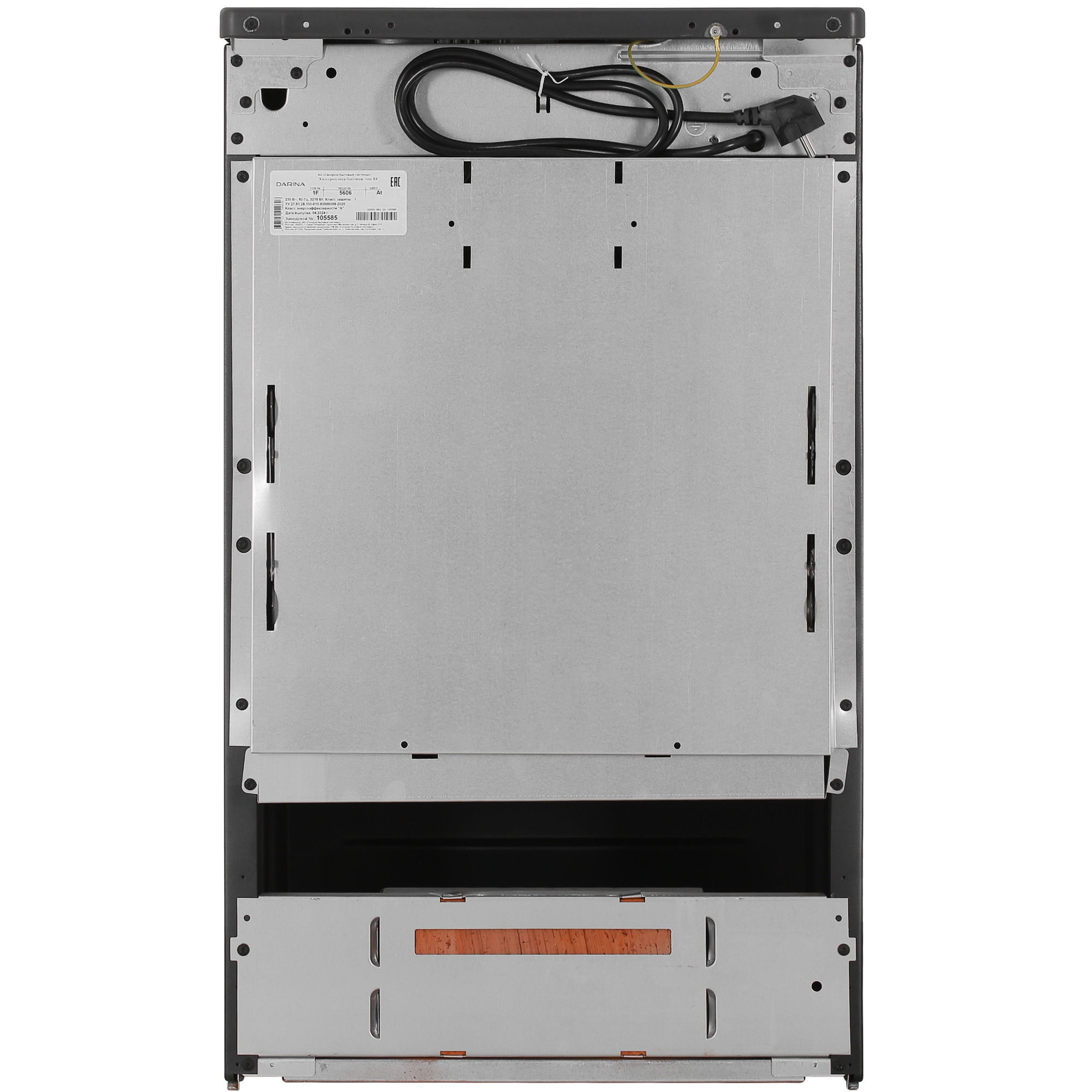 9082762 Электрическая плита DARINA 1F 5606 At черный STDN-0134406 - Вид №10