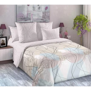 90686127 Комплект постельного белья Mercury Home Абстракция 22854, двуспальный, перкаль, разноцветный STLM-1035473