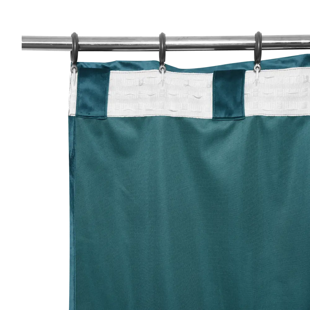 INSPIRE Tony Emerald - Бирюзовая штора со скрытыми петлями 200x280 см 83321314 STLM-1021685 - Вид №4