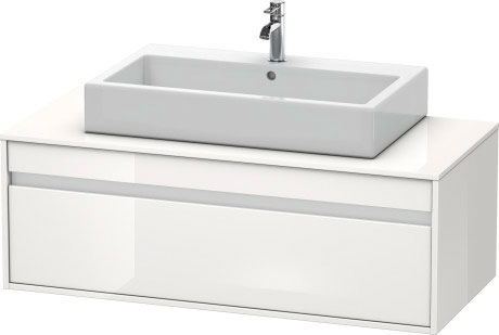 KT669609191 Ketho Тумбочка подвесная Серо-коричневый декор Duravit - Вид №2