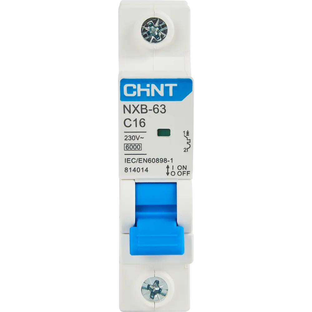 Автоматический выключатель CHINT NXB-63 1P C16 А 6 кА 85334581 STLM-2091077  - Вид №1