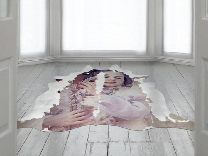 Mineheart Ковер из воловьей кожи с рисунком Renaissance Acc/004 - Вид №1