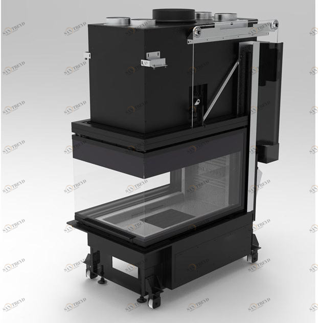 PALAZZETTI Камин трехсторонний дровяной класс а Ecomonoblocco sun-id-1481830