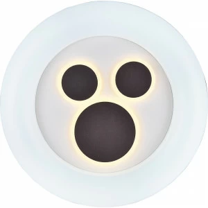 Светильник потолочный светодиодный в стальном корпусе с пультом ДУ 48,5 см коричнево-белый 3000К-650 FERON ДИЗАЙНЕРСКИЕ 00-3955242 Белый