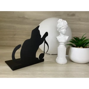 90528821 Подставка для книг Blacksteelone Кошка и нота STLM-0835128