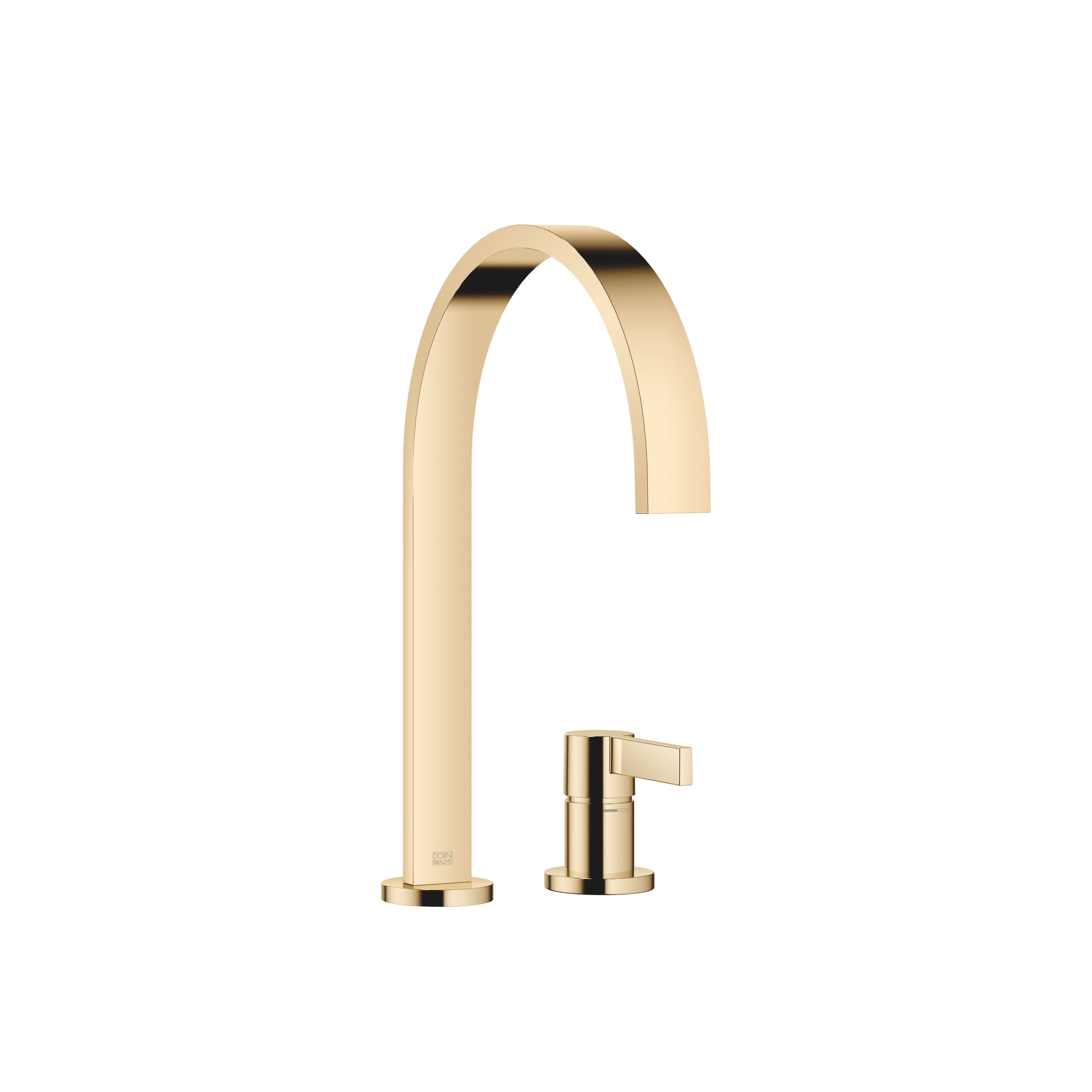 MEM Смеситель на два отверстия с отдельными розетками - Durabrass (золото 23 карата) DornBracht 32815682-09
