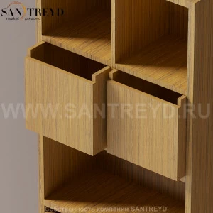 KONTE Ящик для шкафа из тика AMOB047PT