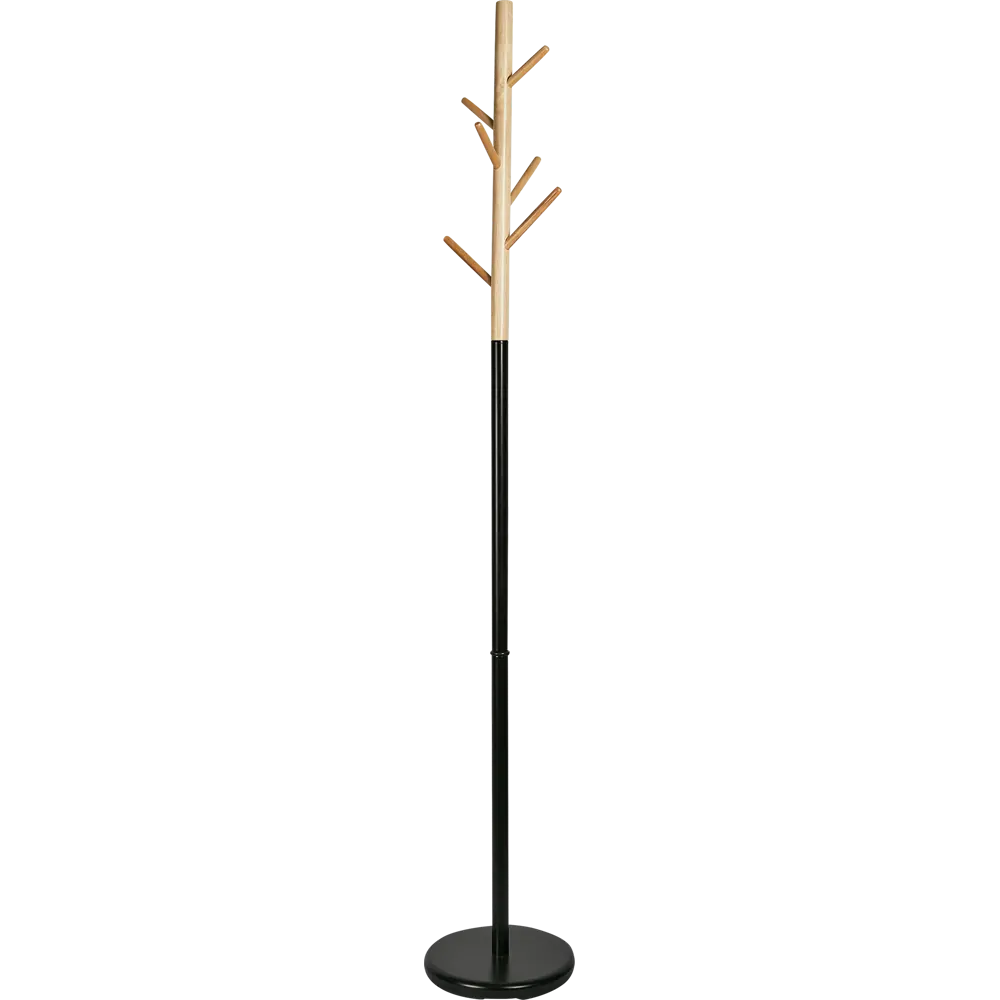 Вешалка напольная Tina 28.5x176x28.5 см металл цвет черный UniStor STLM-2170268