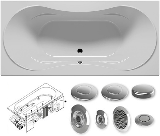 BA5500500000000_hit1 Ванна Riho Supreme Santreyd - Вид №3