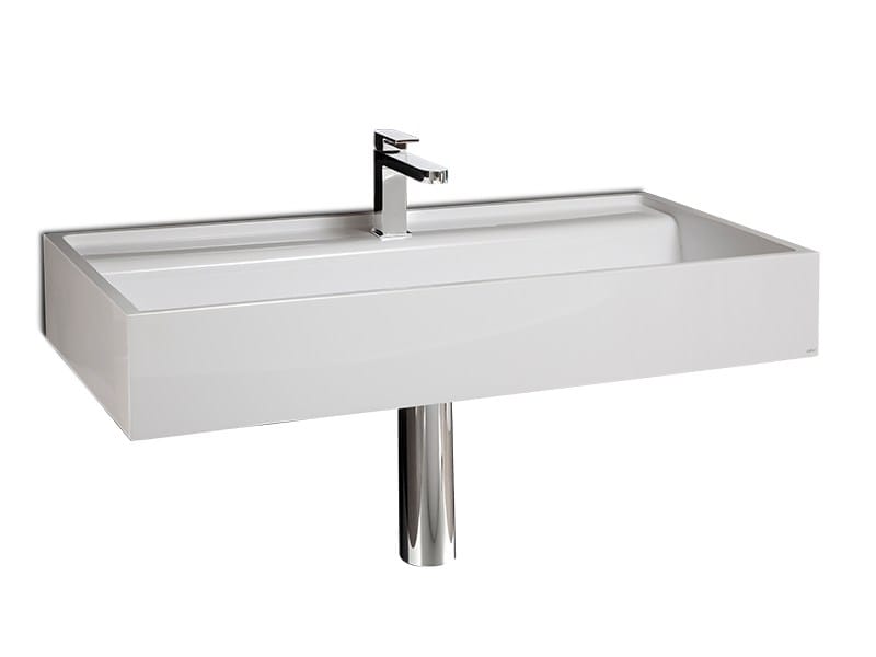 Прямоугольная подвесная раковина из смолы Vallvé основание ARCH-00120607