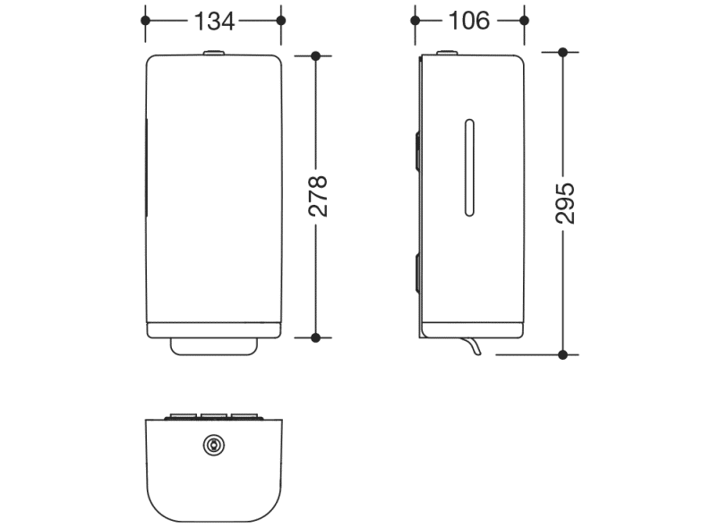 477.06.10198 Дозатор для жидкого мыла HEWI Serie 477/801  - Вид №18