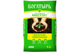 16534320 Биогрунт Для рассады универсальный 5 л 001-GR-BR-006552-1 Богатырь