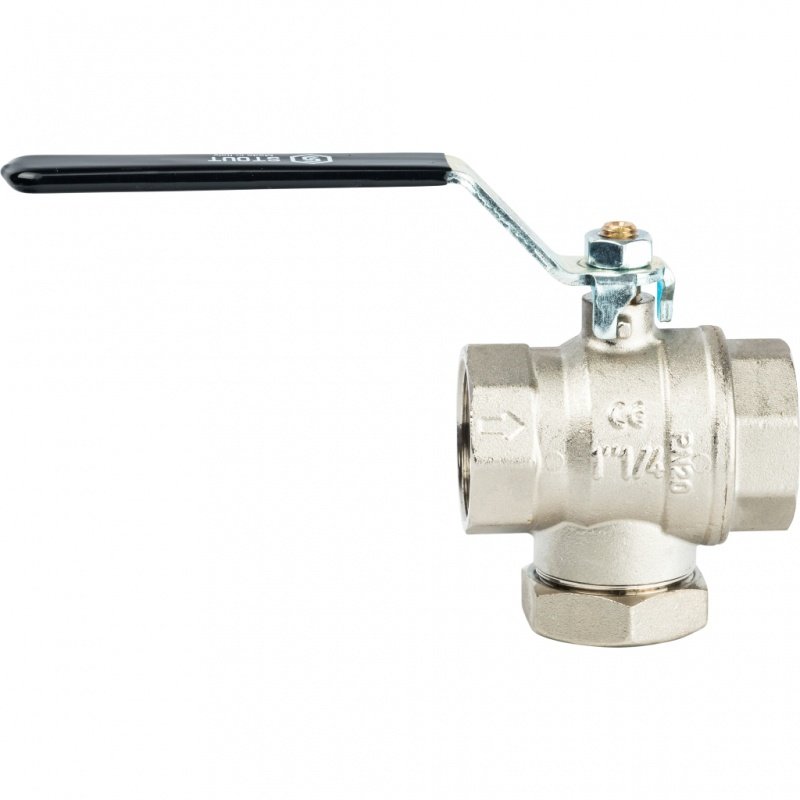 Кран шаровый STOUT ВВ 1"1/4 с фильтром SVF0001000032 - Вид №1