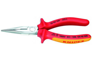 14977700 Диэлектрические длинногубцы с резцом KN-2506160SB Knipex