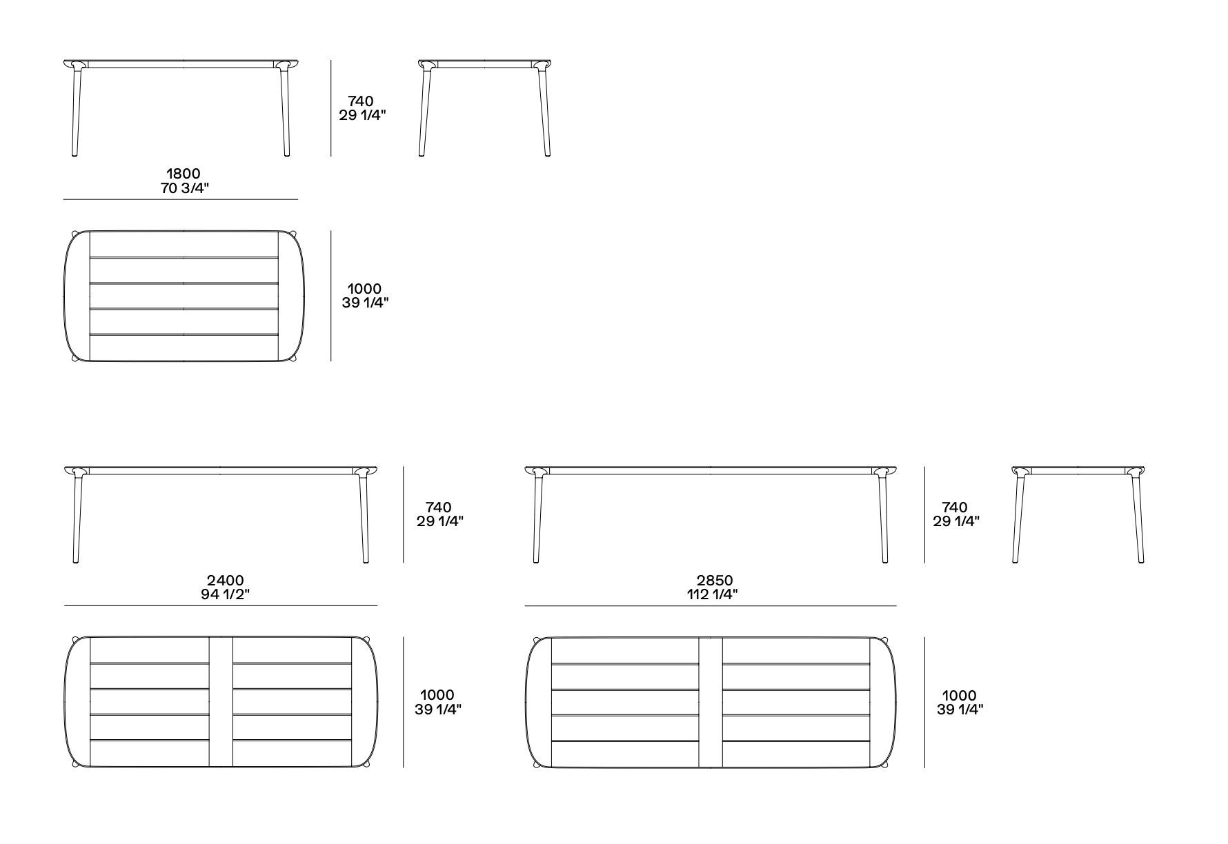 Садовый стол с тиковым или керамогранитным верхом с литым стеклом Poliform Генри ARCH-00035869 - Вид №6