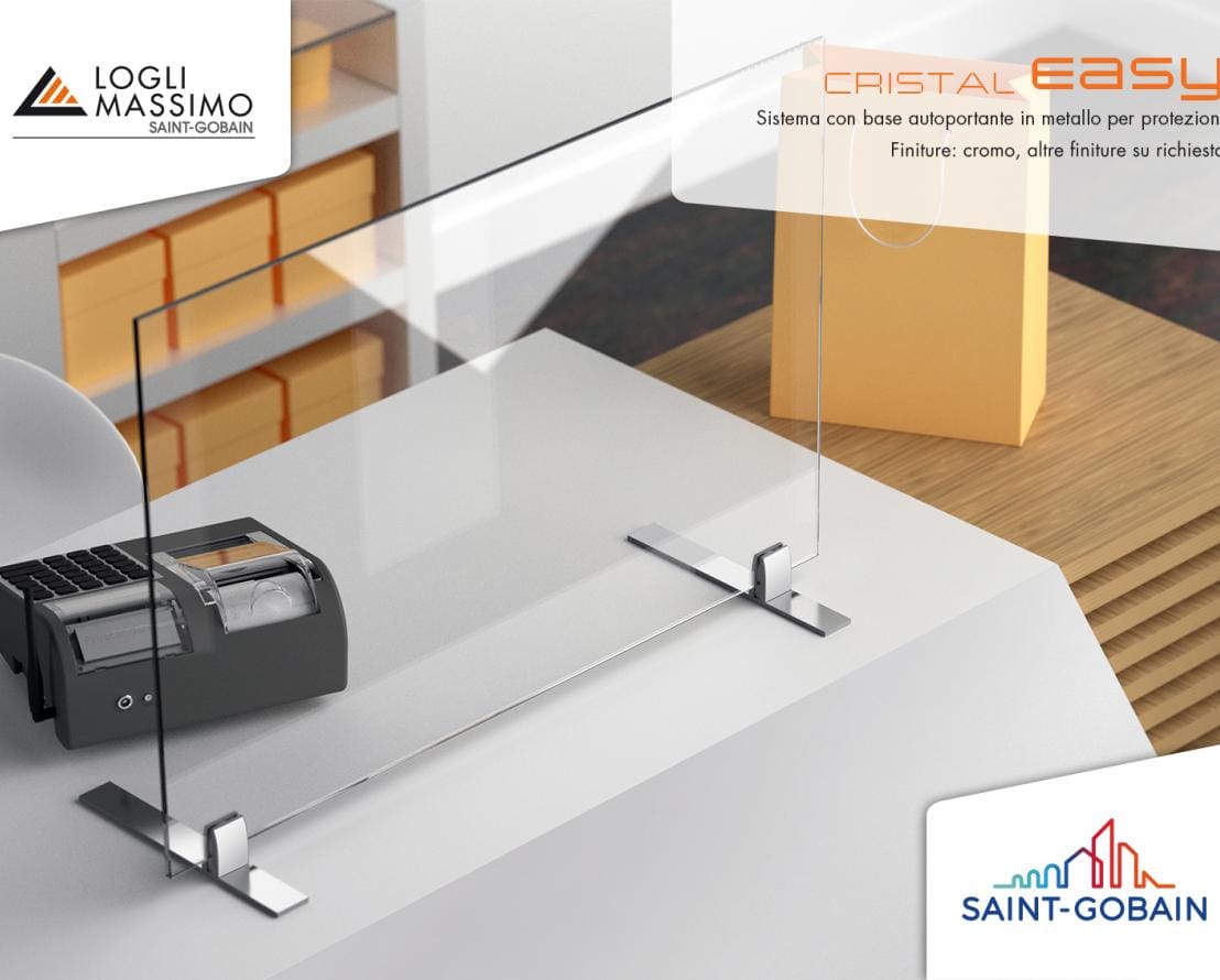 Стеклянный барьер для стенда Saint-Gobain Glass CRISTAL ARCH-00143270 - Вид №1