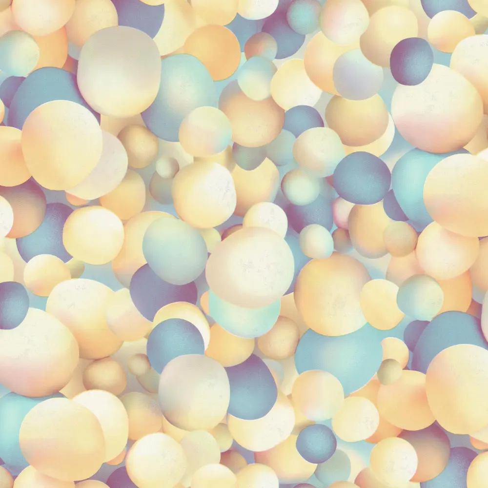 Обои флизелиновые Home Color Bubbles желто-голубые 1.06 м HC71650-63 89677056 STLM-2161253 - Вид №1