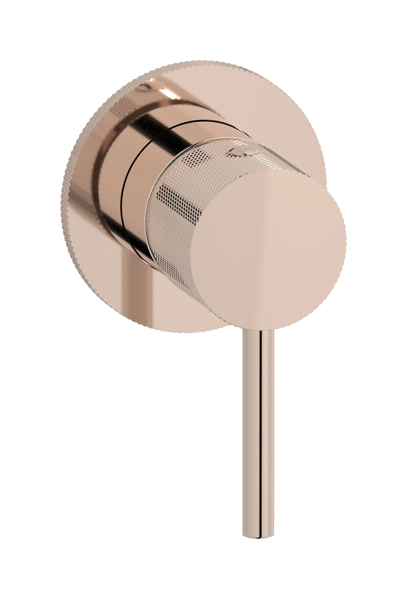 Внешние части встроенного смесителя на 1 потребителя. WE ARE IB id305rs Rose Gold Industria