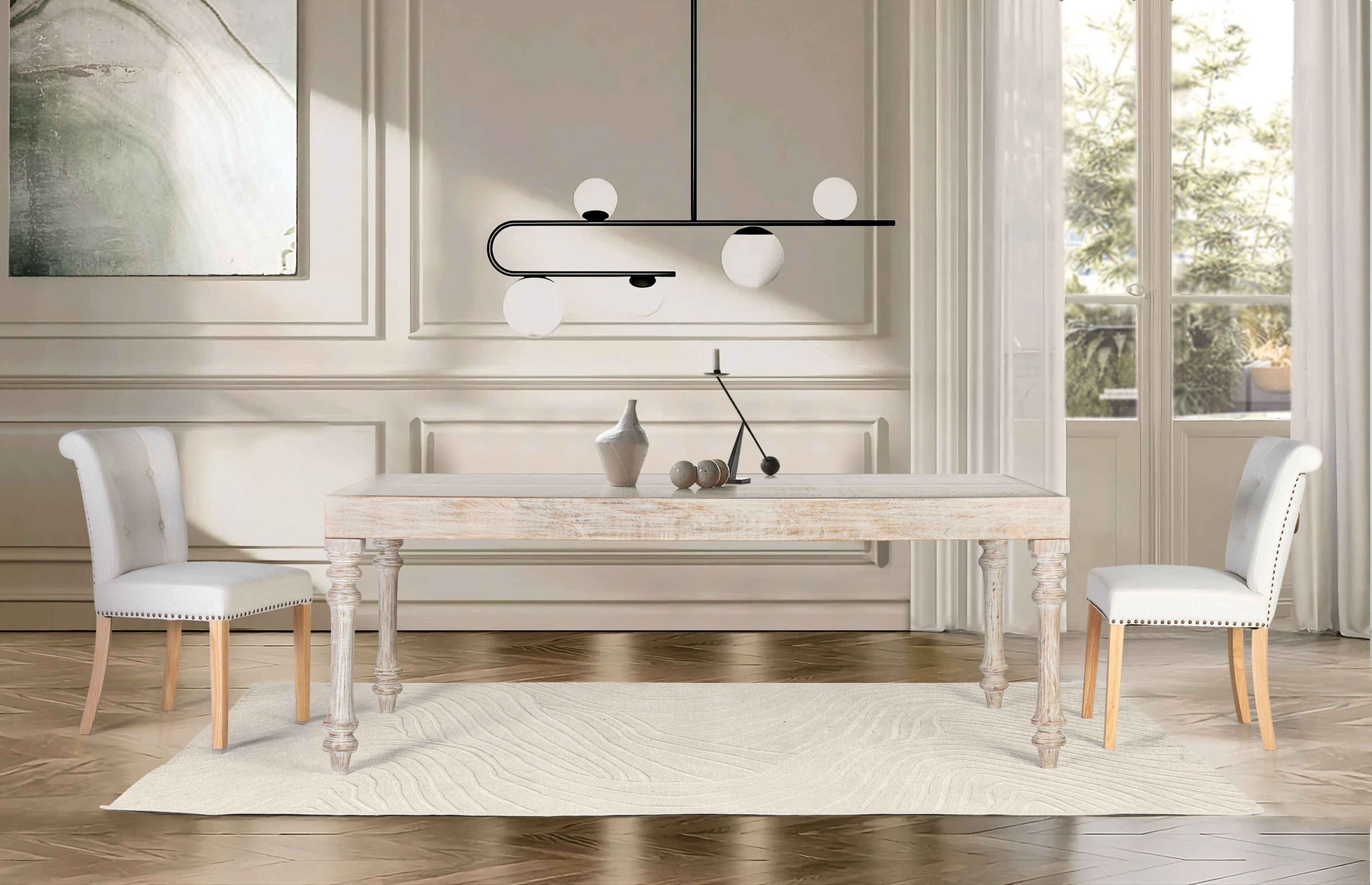 Прямоугольный стол из манго Giner y Colomer 1777 ARCH-00112093 - Вид №2