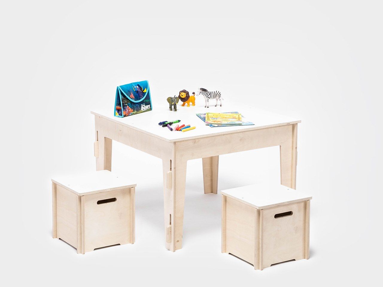 Квадратный стол из березы Esposit ForKids ARCH-00025123 - Вид №3