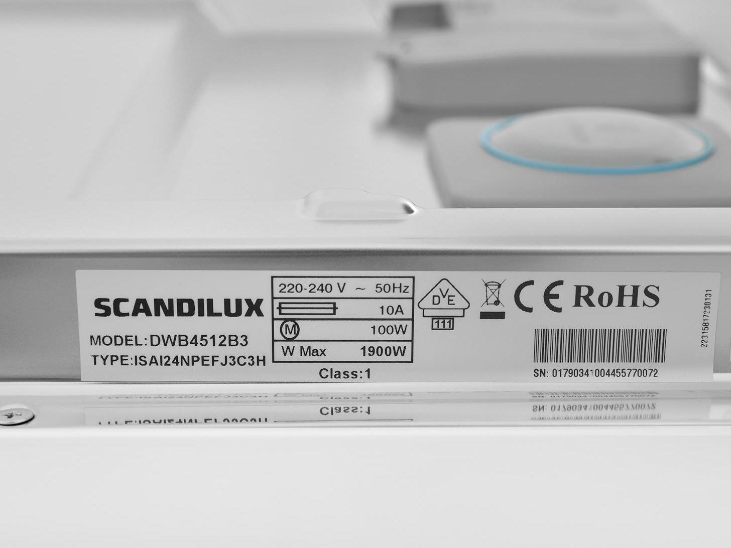 9297558 Встраиваемая посудомоечная машина Scandilux DWB4512B3 STDN-0033762 - Вид №39