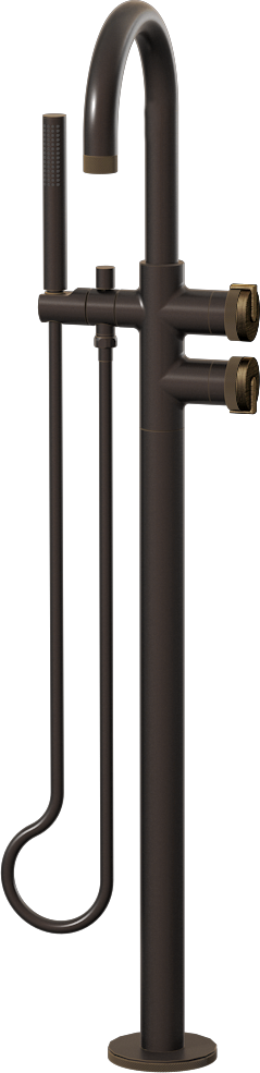 E-11554-R1VBB-L1VBB-OB Смеситель напольный отдельностоящий (внешняя часть) GRAFF MOD+