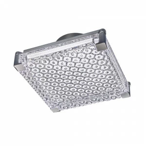 Светильник настенно-потолочный светодиодный хром Frezia Light 120138 FREZIA LIGHT ДИЗАЙНЕРСКИЕ 00-3953650 Прозрачный;хром
