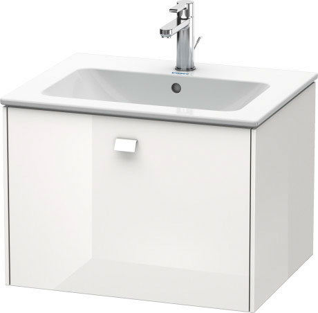 BR400100707 Brioso Тумбочка подвесная Бетонно-серый матовый декор Duravit - Вид №2