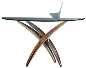 Reflex Консоль из стекла полумесяца Fili d'erba