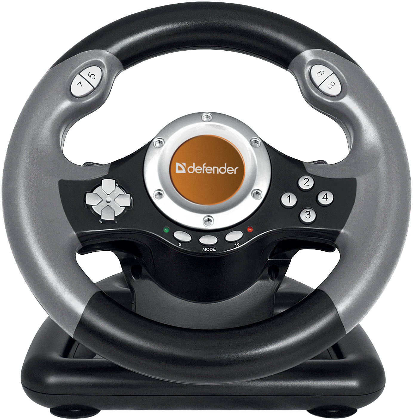 64351 игровой руль challenge mini le usb, мини, 10 кнопок Defender Santreyd 