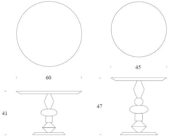 Tonin Casa Круглый деревянный журнальный столик Pandora sun-id-1461752 - Вид №1