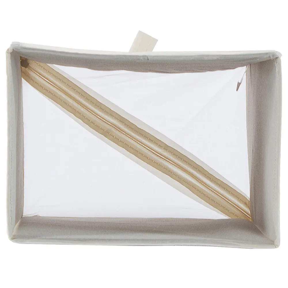 Короб Spaceo для обуви 22х16x34 см нетканный материал цвет бежевый STLM-2059622 - Вид №2