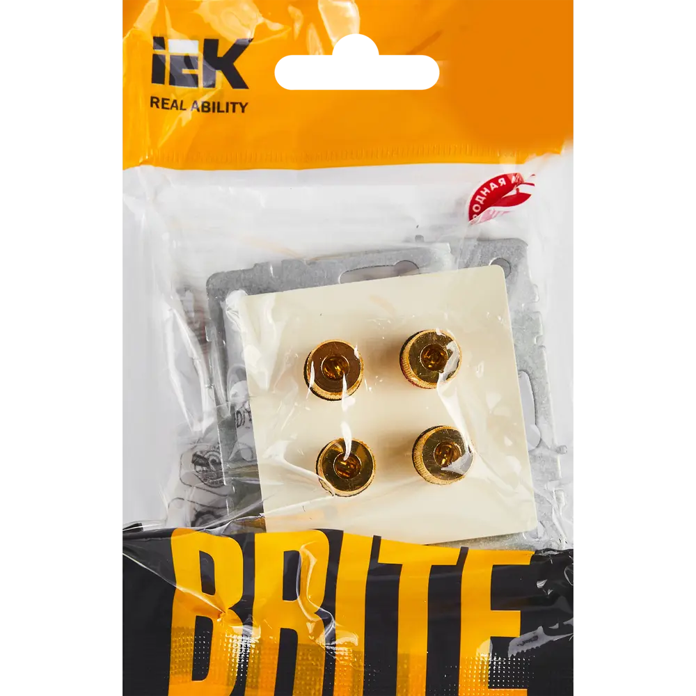 Аудиорозетка IEK Brite для подключения акустики и наушников 87761498 STLM-1462388 - Вид №4