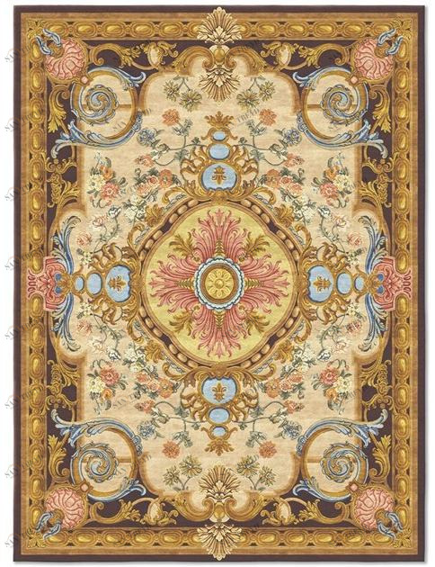 Tapis Rouge Прямоугольный коврик ручной работы Modern classics Tr1542