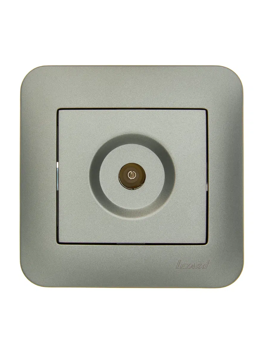 ASTI Розетка ТВ оконечная платина LEZARD 7081-3535-130 - Вид №1
