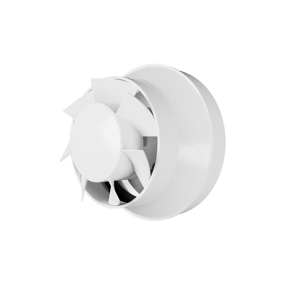 Вентилятор осевой вытяжной ERA Triumph D100 мм 28 дБ 50 м3/ч цвет белый Santreyd STLM-2163547 - Вид №2
