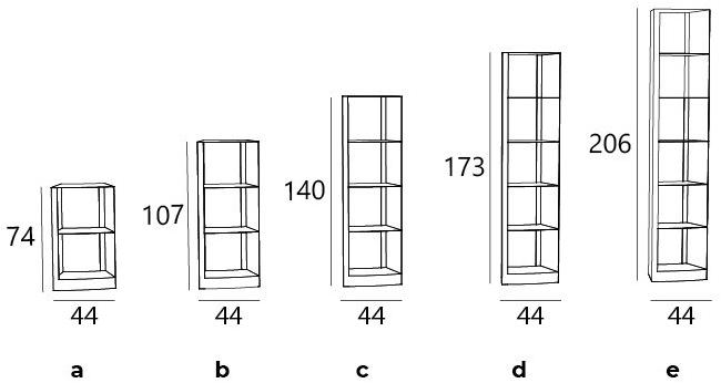 ELITE TO BE Двусторонний книжный шкаф из металла, вырезанного лазером sun-id-1371288 - Вид №2