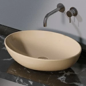 L243110 Накладная раковина на столешницу  овальная A. e T. Italia THIN