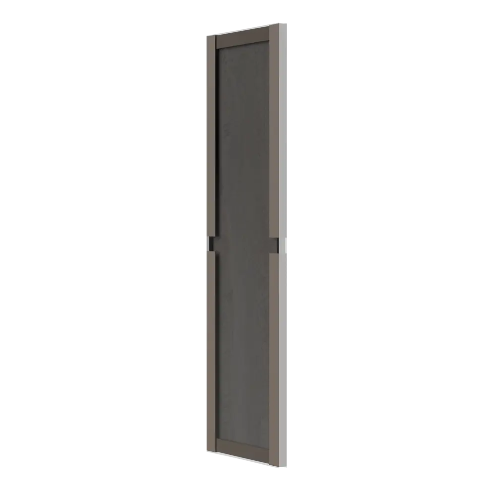 Дверь-купе KONSENSA 244.5x80.4 см МДФ цвет бетон профиль черный 89444099 STLM-2025274  - Вид №7