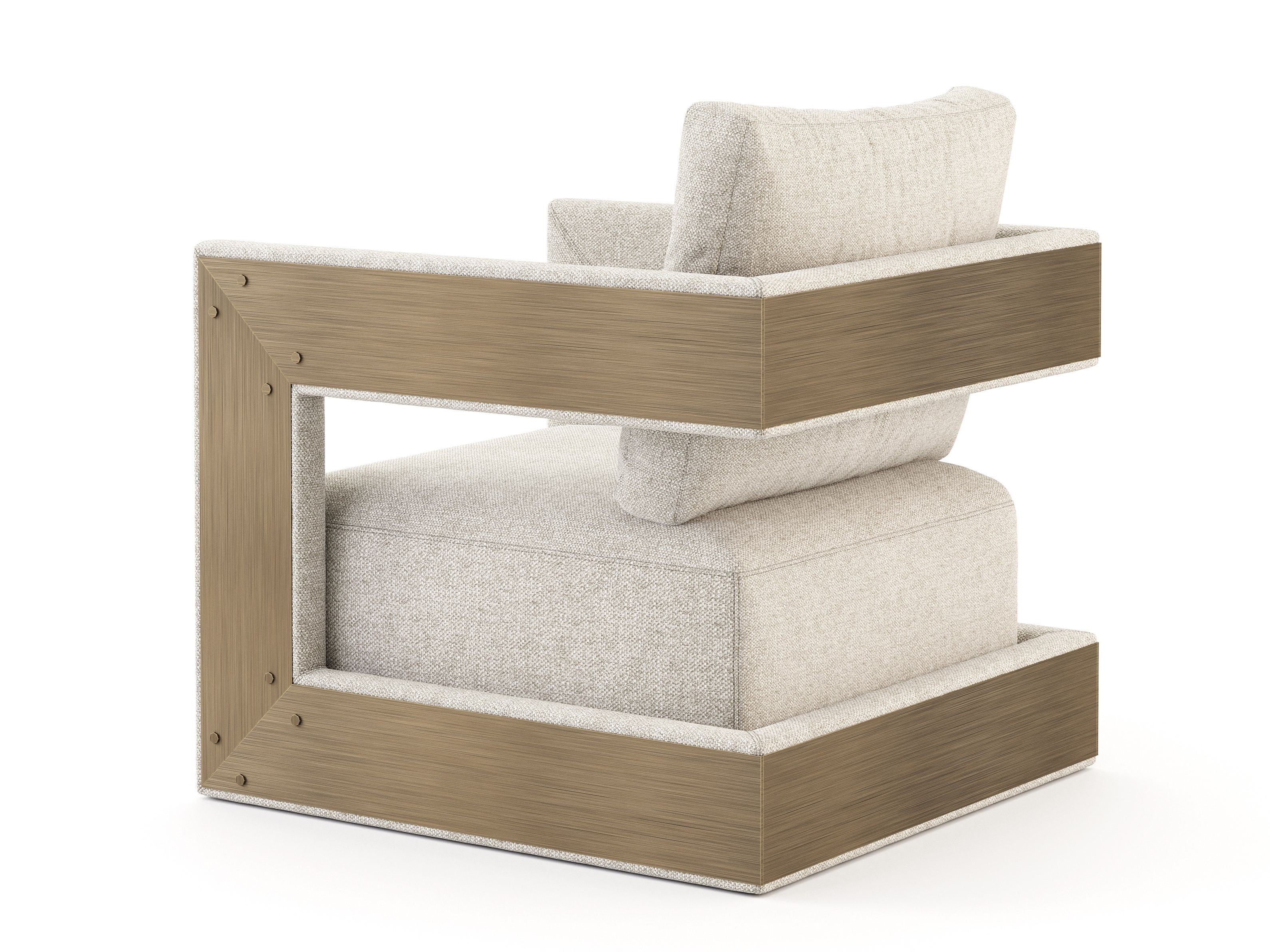 Бархатное кресло с подлокотниками Stylish Club His &amp ARCH-00142405 - Вид №3