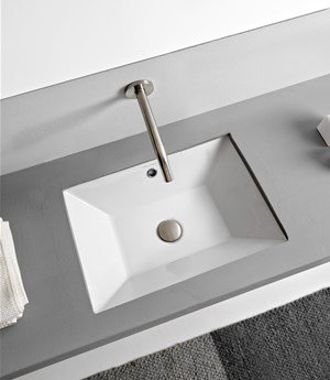 5134 Scarabeoceramica Умывальник нижний 45 x 36 см Teorema 2.0 Santreyd