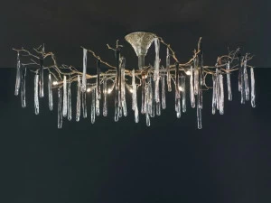 Serip Бронзовый потолочный светильник ручной работы Glamour Pl339/8