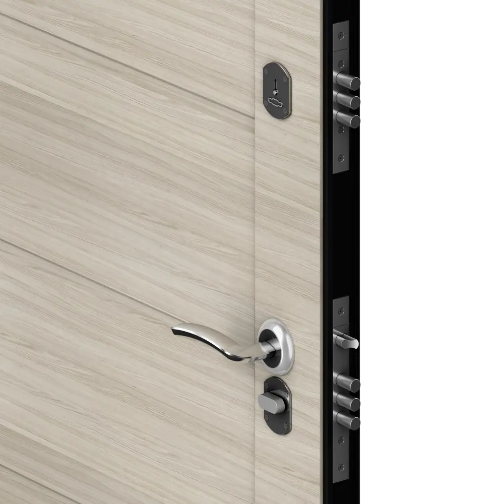 Дверь входная металлическая Оптим 98x205 см правая дуб седой DOORHAN STLM-2162552 - Вид №3
