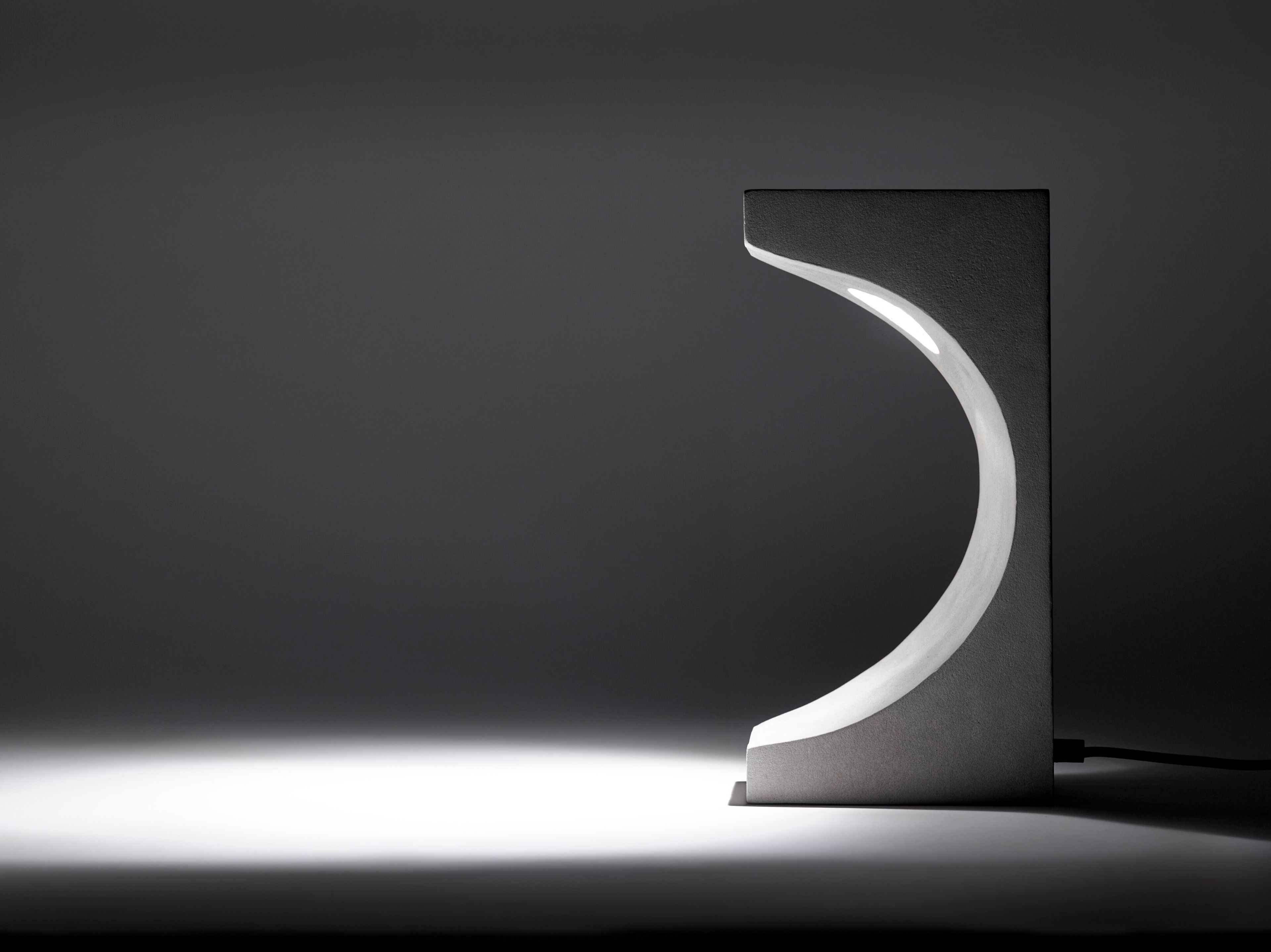 Бетонная светодиодная настольная лампа Serax Освещение от Патрика Пэриса ARCH-00055454 - Вид №11