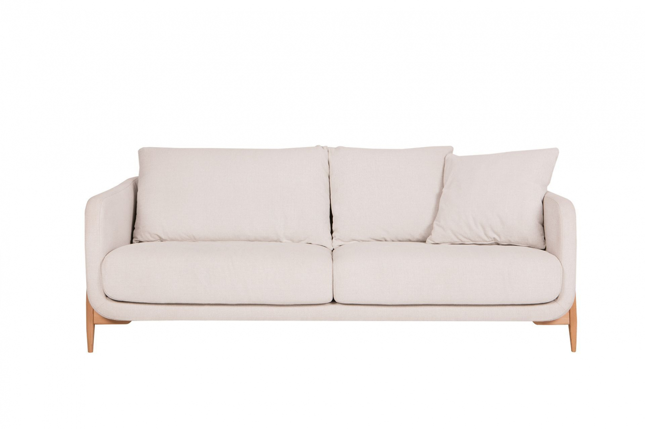 Диван Jenny трехместный прямой молочный SITS ДИЗАЙНЕРСКИЕ, JENNY 192038 Молочный  - Вид №2